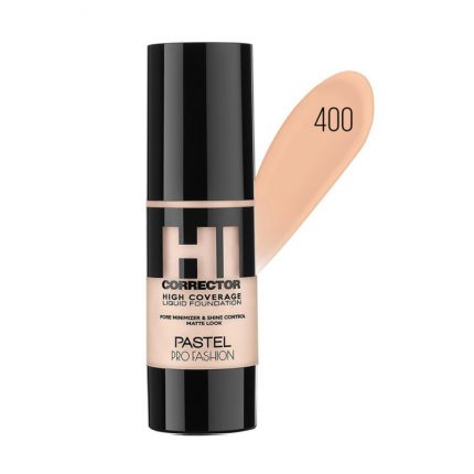 رنگ کرم پودر پاستل (Pastel) مدل High Coverage شماره 400