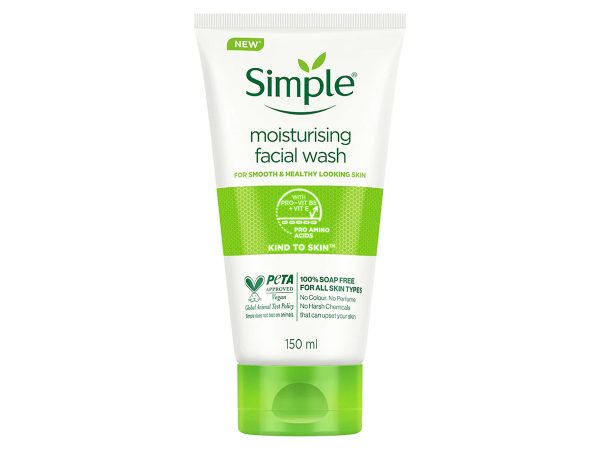 ژل شستشوی صورت سیمپل مدل Moisturizing