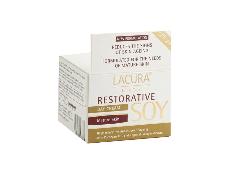 جعبه کرم ضد چروک روز لاکورا مدل Soy Restorative