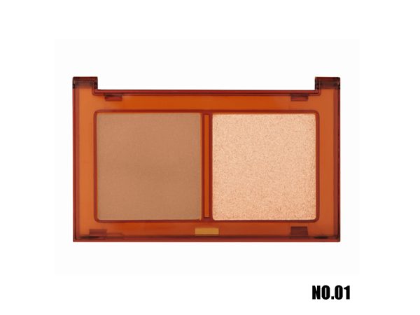 رنگ پالت برنزر و هایلایتر پاستل (PASTEL) مدل SUN KISSED شماره 01