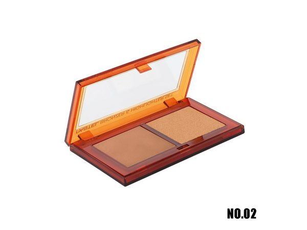پالت برنزر و هایلایتر پاستل (PASTEL) مدل SUN KISSED شماره 02