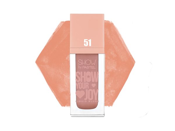 رنگ رژگونه مایع پاستل (Pastel) مدل Show Your Joy شماره 51