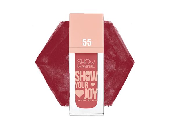 رنگ رژگونه مایع پاستل (Pastel) مدل Show Your Joy شماره 55