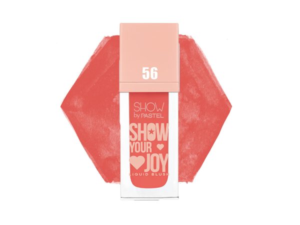 رنگ رژگونه مایع پاستل (Pastel) مدل Show Your Joy شماره 56