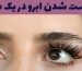 پرپشت شدن ابرو در یک هفته