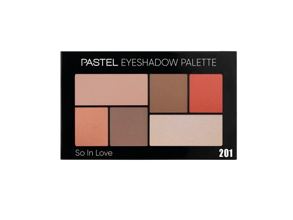 پالت سایه 6 رنگ پاستل (Pastel) مدل So In Love شماره 201