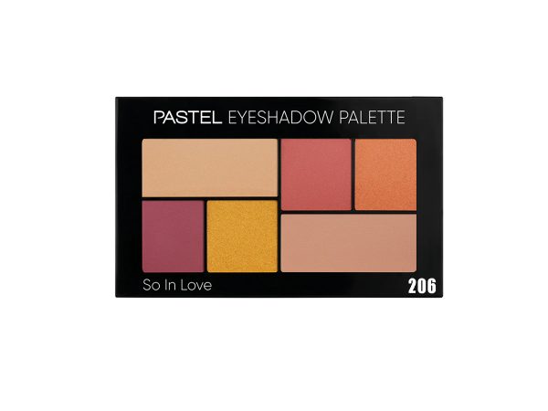 پالت سایه 6 رنگ پاستل (Pastel) مدل So In Love شماره 206