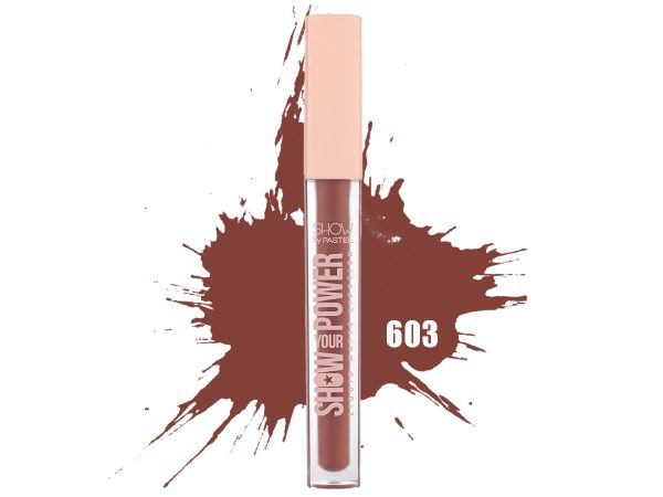 رنگ رژلب مایع پاستل (Pastel) مدل Show Your Power شماره 603