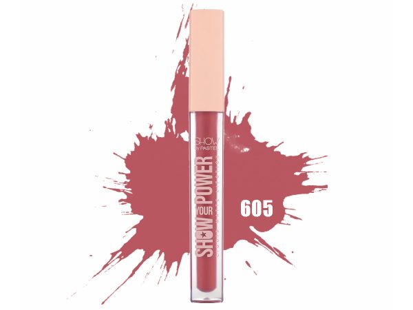 رنگ رژلب مایع پاستل (Pastel) مدل Show Your Power شماره 604