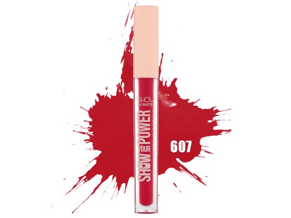 رنگ رژلب مایع پاستل (Pastel) مدل Show Your Power شماره 607