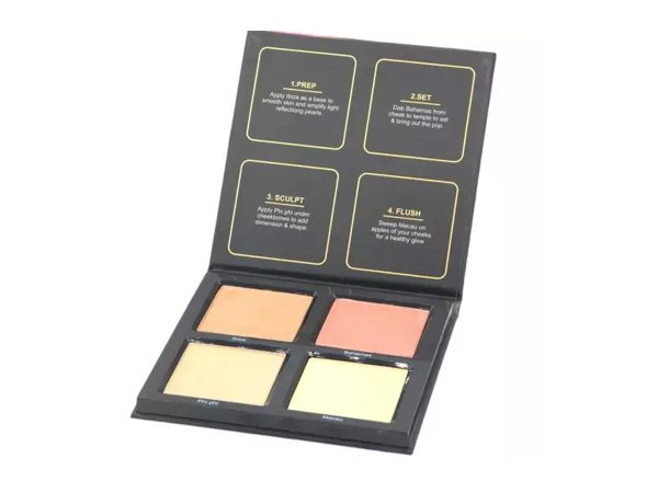 پالت هایلایتر 4 رنگ کاپرا نیو (KAPRA NEW)