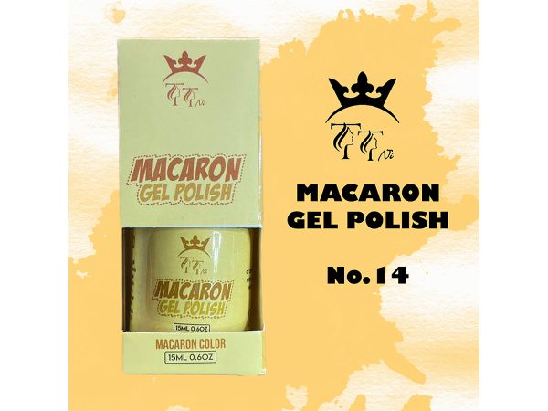 لاک ژل تی تی نی (TTNI) مدل MACARON شماره 14