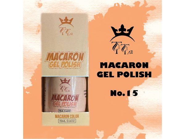 لاک ژل تی تی نی (TTNI) مدل MACARON شماره 15