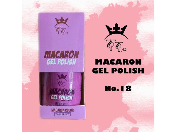 لاک ژل تی تی نی (TTNI) مدل MACARON شماره 18