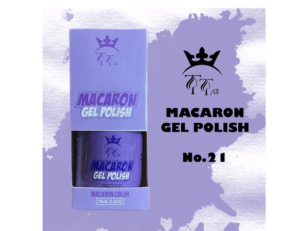 لاک ژل تی تی نی (TTNI) مدل MACARON شماره 21