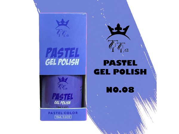 لاک ژل تی تی نی (TTNI) مدل PASTEL شماره 08