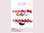 رنگ لیپ گلاس حجم‌دهنده پاستل مدل Plump Up رنگ های